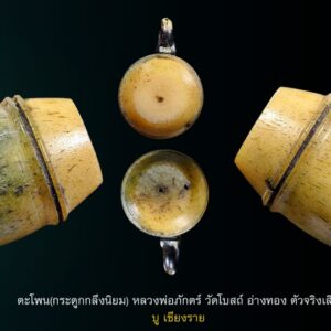 ตะโพน หลวงพ่อภักตร์ วัดโบสถ์ อ่างทอง (กระดูกกลึงนิยม)