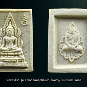 พระคำข้าว รุ่น2 หลวงพ่อฤาษีลิงดำ วัดท่าซุง อุทัยธานี พิมพ์พระบาทขีด