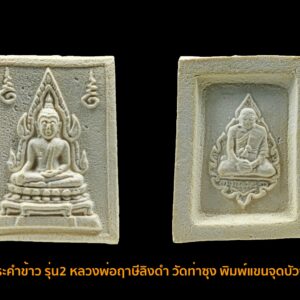 พระคำข้าว รุ่น2 หลวงพ่อฤาษีลิงดำ วัดท่าซุง พิมพ์แขนจุดบัวจุดเดียว องค์ที่69