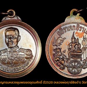 เหรียญกรมหลวงชุมพรเขตอุดมศักดิ์ ปี2520 (หลวงพ่อฤาษีลิงดำ) วัดท่าซุง