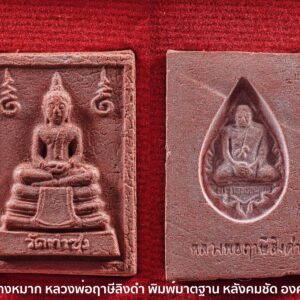 พระหางหมาก หลวงพ่อฤาษีลิงดำ พิมพ์มาตฐาน หลังคมชัด องค์ที่ 36