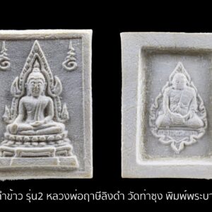 พระคำข้าว รุ่น2 หลวงพ่อฤาษีลิงดำ วัดท่าซุง พิมพ์พระบาทขีด องค์ที่ 78