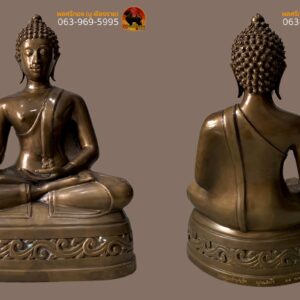 พระบูชาสิงห์หนึ่ง 8 นิ้ว พระครูบาบุญชุ่ม ญาณสังวโร วัดพระธาตุดอนเรือง