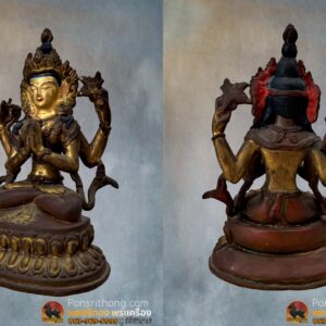 พระอวโลกิเตศวรโพธิสัตว์ 4กร ศิลป์จีน-ทิเบต