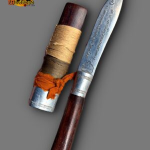 มีดหมอหลวงพ่อกวย ศิลป์บ้านนางลือ อำเภอเมือง จังหวัดชัยนาท ขนาดไซด์กระเทย