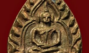 เหรียญเจ้าสัว 3 ตำรับหลวงปู่บุญ  วัดกลางบางแก้ว เนื้อทองแดง พิมพ์ใหญ่