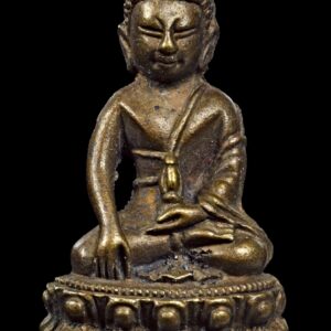 พระกริ่งเกราะเพชร หลวงพ่อด่วน ถามโร ปี 2535 เนื้อทองระฆังเก่า 9 เกจิ อุดว่านรุ่นแรก สร้าง 999 องค์ สภาพสวย พร้อมกล่อง